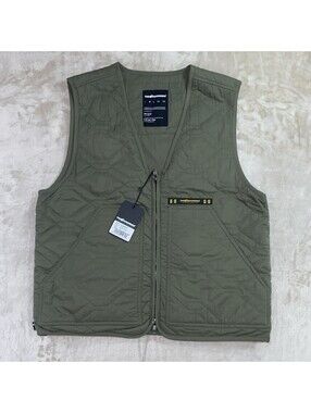 THE HUNDREDS LINK CABLE VEST MILITARY GREEN Mens Size Small - NEW WITH TAGS!